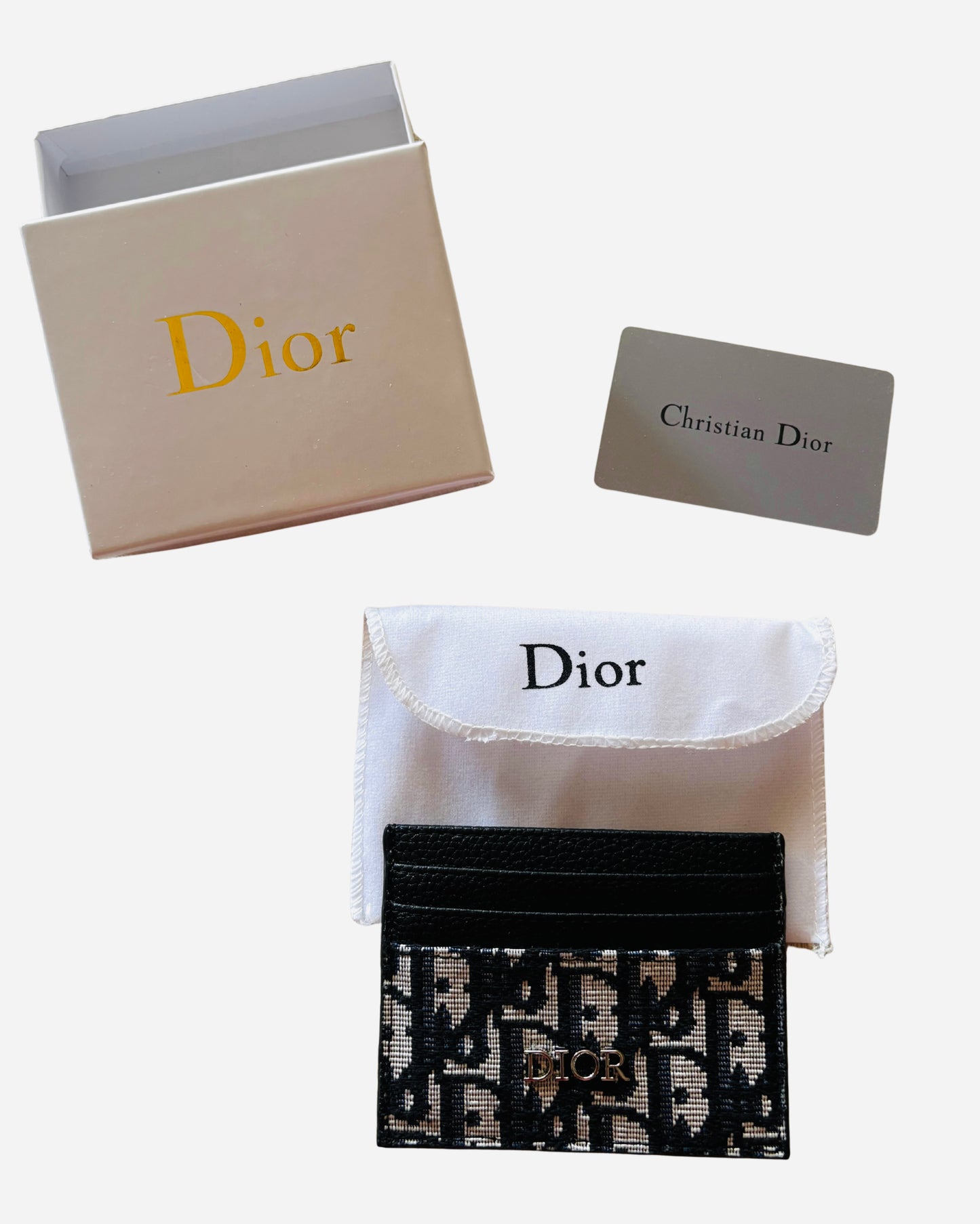Porta Carte Dior - Black