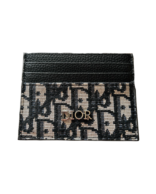 Porta Carte Dior - Black
