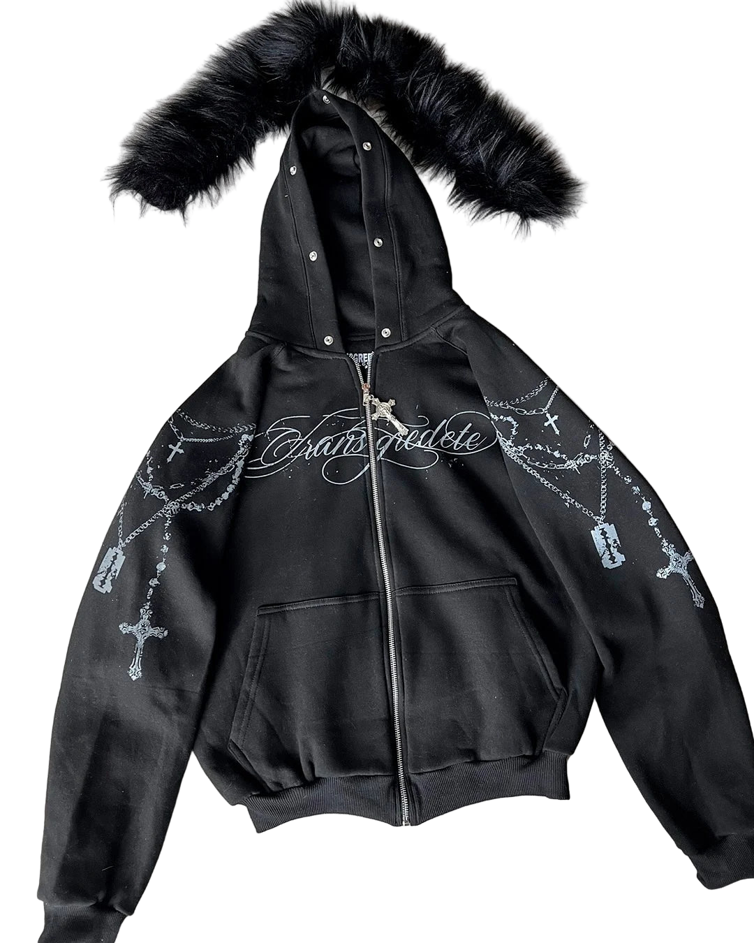 Felpa TransGredete - Cappuccio Peloso